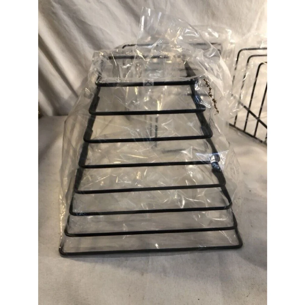 Heavy duty 7 Compartment Wire File Organizer Set Of 5 New